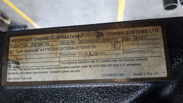 CRANKCASE JCB 444TG